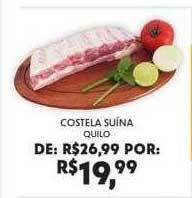 Boa Supermercados Costela Suína oferta