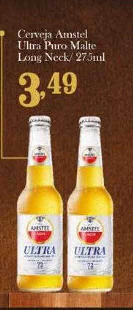 Cerveja Amstel Ultra Puro Malte Long Neck