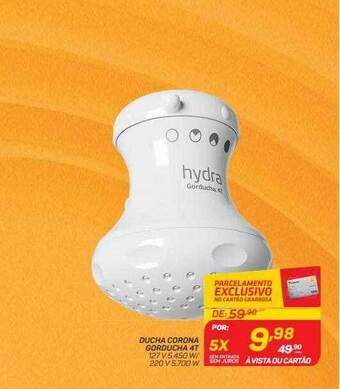 Ducha Corona Gorducha 4t