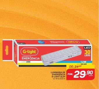Luminária De Emergência G-light Slim