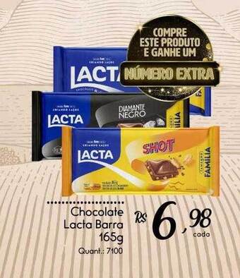 Giassi Supermercados Chocolate Lacta Barra oferta