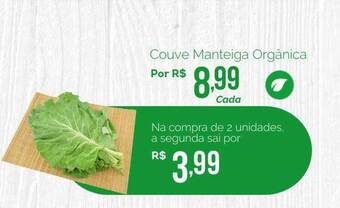 Oba Hortifruti Couve Manteiga Orgânica oferta