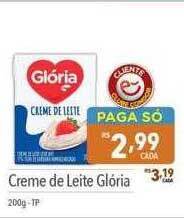 Supermercados Condor Creme De Leite Glória oferta