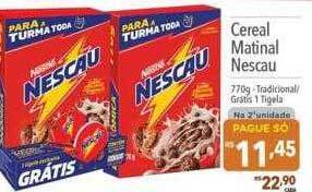 Supermercados Condor Cereal Matinal Nescau oferta