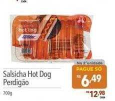 Supermercados Condor Salsicha Hot Dog Perdigão oferta