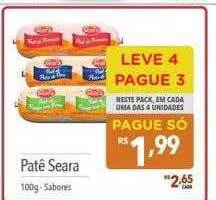 Supermercados Condor Patê Seara oferta