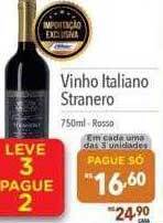 Supermercados Condor Vinho Italiano Stranero oferta
