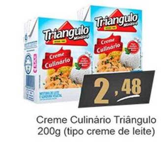 Dubom Supermercados Creme Culinário Triângulo Tipo Creme De Leite oferta