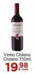Rossi Supermercado Vinho Chileno Chilano 750ml oferta