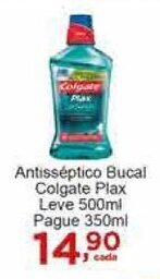Rossi Supermercado Antisseptico bucal colgate Plax Leve 500ml pague 350ml oferta