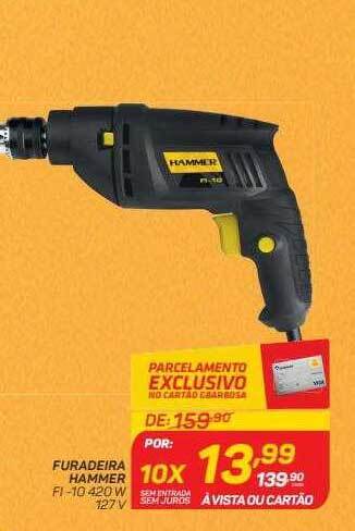 GBarbosa Furadeira Hammer oferta