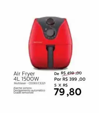 Grupo Formosa Air Fryer 1500w oferta