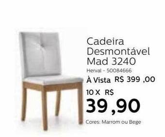 Grupo Formosa Cadeira Desmontável Mad 3240 oferta