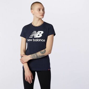 New Balance Camiseta manga curta new balance logo feminina oferta