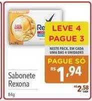 Supermercados Condor Sabonete Rexona oferta