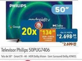 Supermercados Condor Televisor Philips 50pug7406 oferta