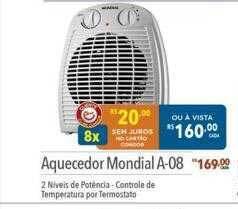 Supermercados Condor Aquecedor Mondial A-08 oferta