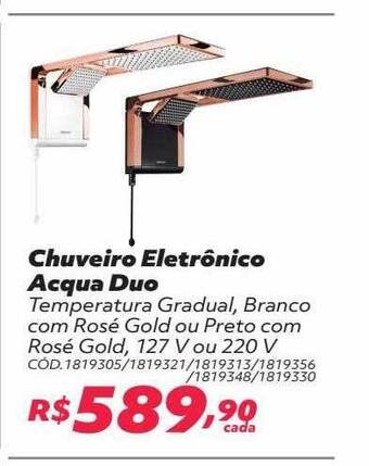 Chuveiro Eletrônico Acqua Duo