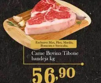 Confiança Supermercados Carne Bovina Tibone oferta