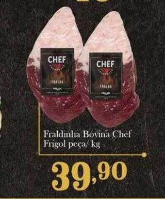 Confiança Supermercados Fraldinha Bovina Chef Frigol Peça Kg oferta
