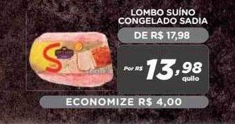 Bahamas Mix Lombo Suíno Congelado Sadia oferta