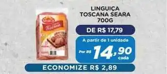 Bahamas Mix Linguiça Toscana Seara oferta