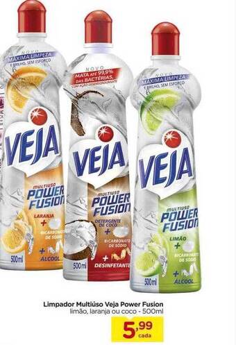 Carrefour Limpador Multiúso Veja Power Fusion oferta