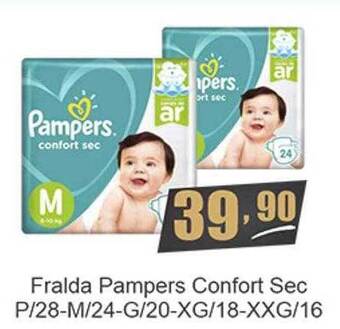 Fralda Pampers Confort Sec