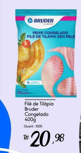 Giassi Supermercados Filé De Tilápia Bruder Congelado oferta