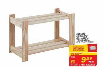 GBarbosa Estante Modulare De Madeira Tramontina oferta