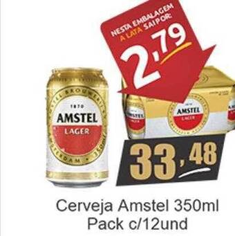 Dubom Supermercados Cerveja Amstel oferta