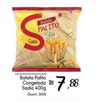 Giassi Supermercados Batata Palito Congelada Sadia oferta