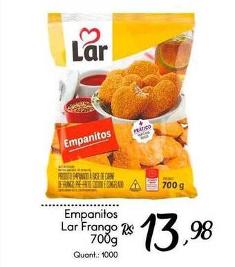 Giassi Supermercados Empanitos Lar Frango oferta