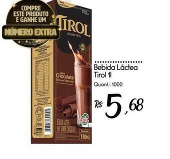 Giassi Supermercados Bebida Lactea Tirol oferta