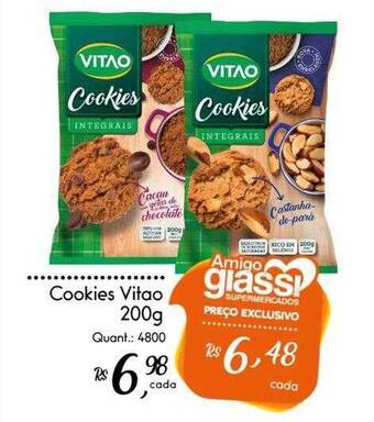 Giassi Supermercados Cookies Vitao oferta