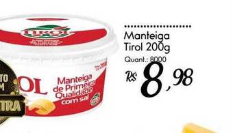 Giassi Supermercados Manteiga Tirol oferta