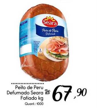 Giassi Supermercados Peito De Peru Defumado Seara Fatiado Kg oferta