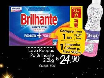 Giassi Supermercados Lava Roupas Pó Brilhante oferta