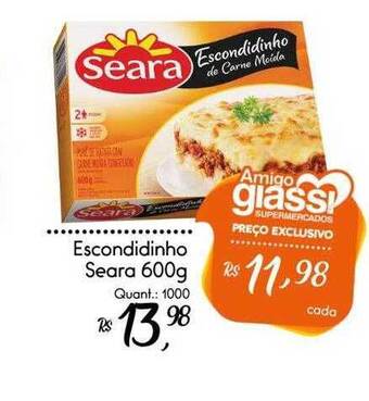 Giassi Supermercados Escondidinho Seara oferta