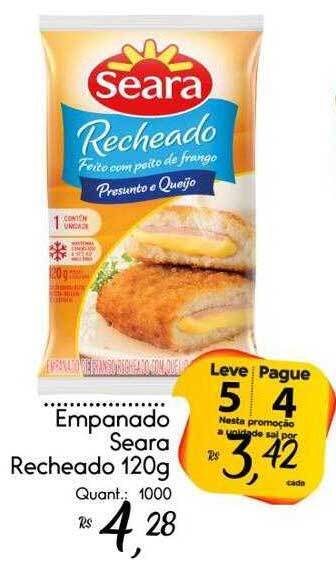 Empanado Seara Recheado Leve 5 Pague 4