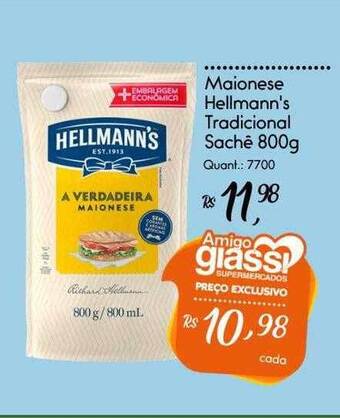 Giassi Supermercados Maionese Hellmann's Tradicional oferta