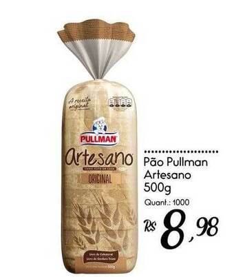 Giassi Supermercados Pão Pullman Artesano oferta