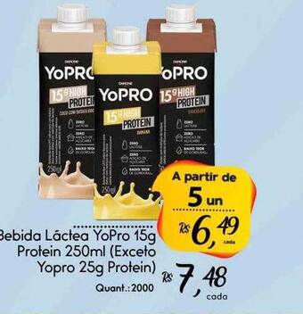 Giassi Supermercados Bebida Lactea Yopro 15g Protein oferta