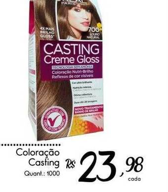 Giassi Supermercados Coloração Casting oferta