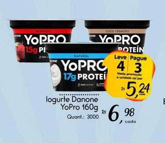 Giassi Supermercados Iogurte Danone Yopro Leve 4 Pague 3 oferta