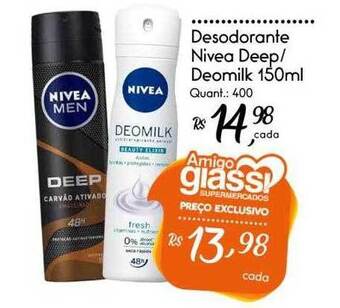 Giassi Supermercados Desodorante Nivea Deep Deomilk oferta