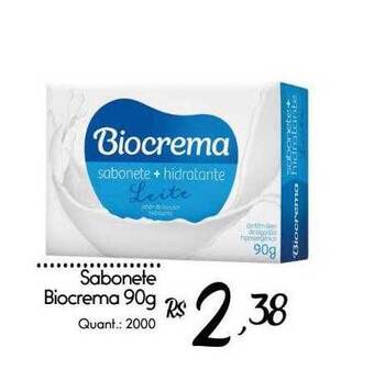 Giassi Supermercados Sabonete Biocrema oferta