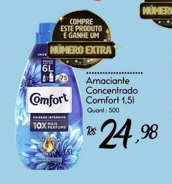 Giassi Supermercados Amaciante Concentrado Comfort oferta