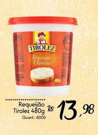Giassi Supermercados Requeijão Tirolez oferta