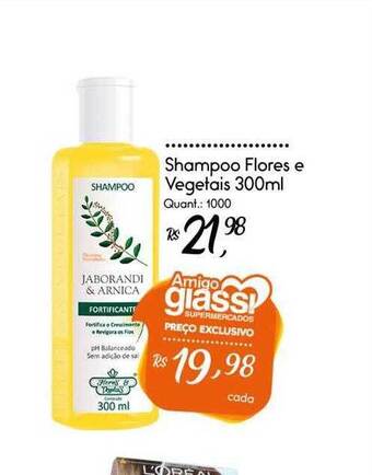 Giassi Supermercados Shampoo Flores E Vegetais oferta